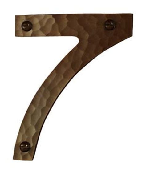 hammered metal house numbers|Hammered House Numbers .